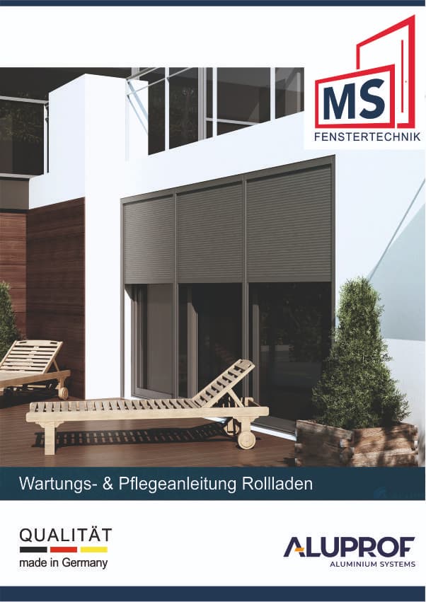 Wartung & Pflege Rollladen